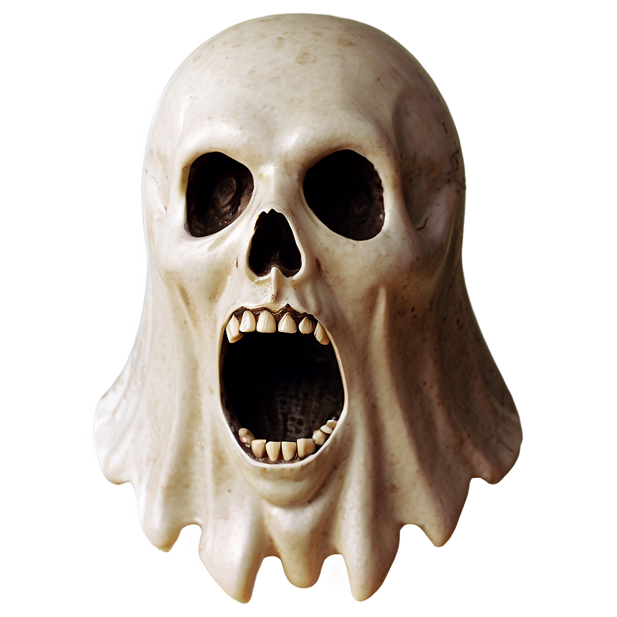 Ghost Head Spooky Png Qgo PNG image