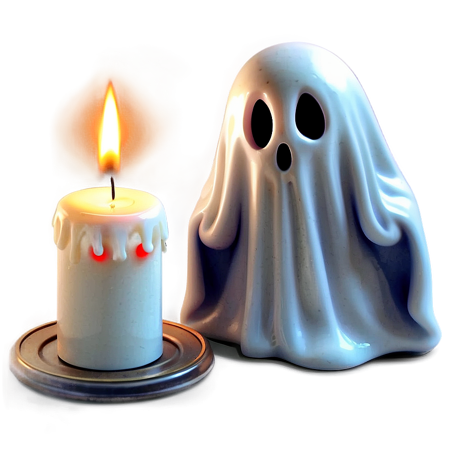 Ghost With Candle Png Ydh70 PNG image