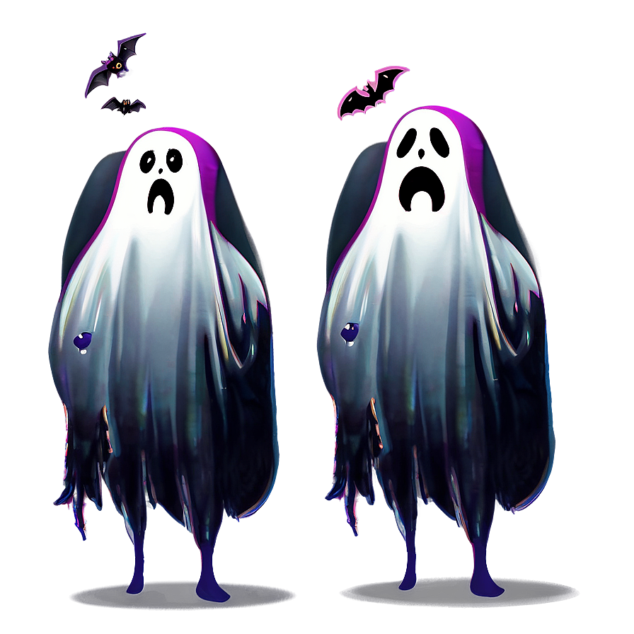 Ghostly Friends Halloween Cartoon Png 66 PNG image