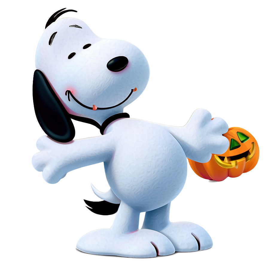 Ghostly Snoopy Halloween Png Fjh PNG image