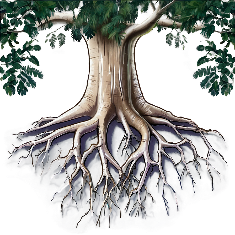 Giant Tree Roots Representation Png Hmk PNG image