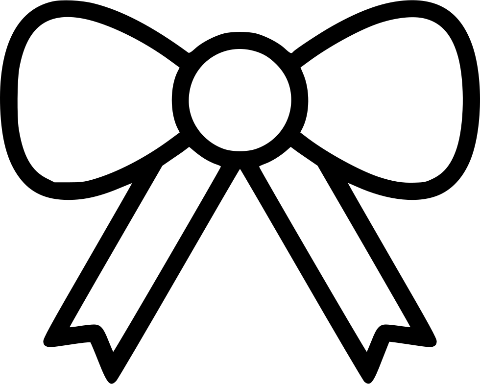 Gift Bow Icon Outline PNG image