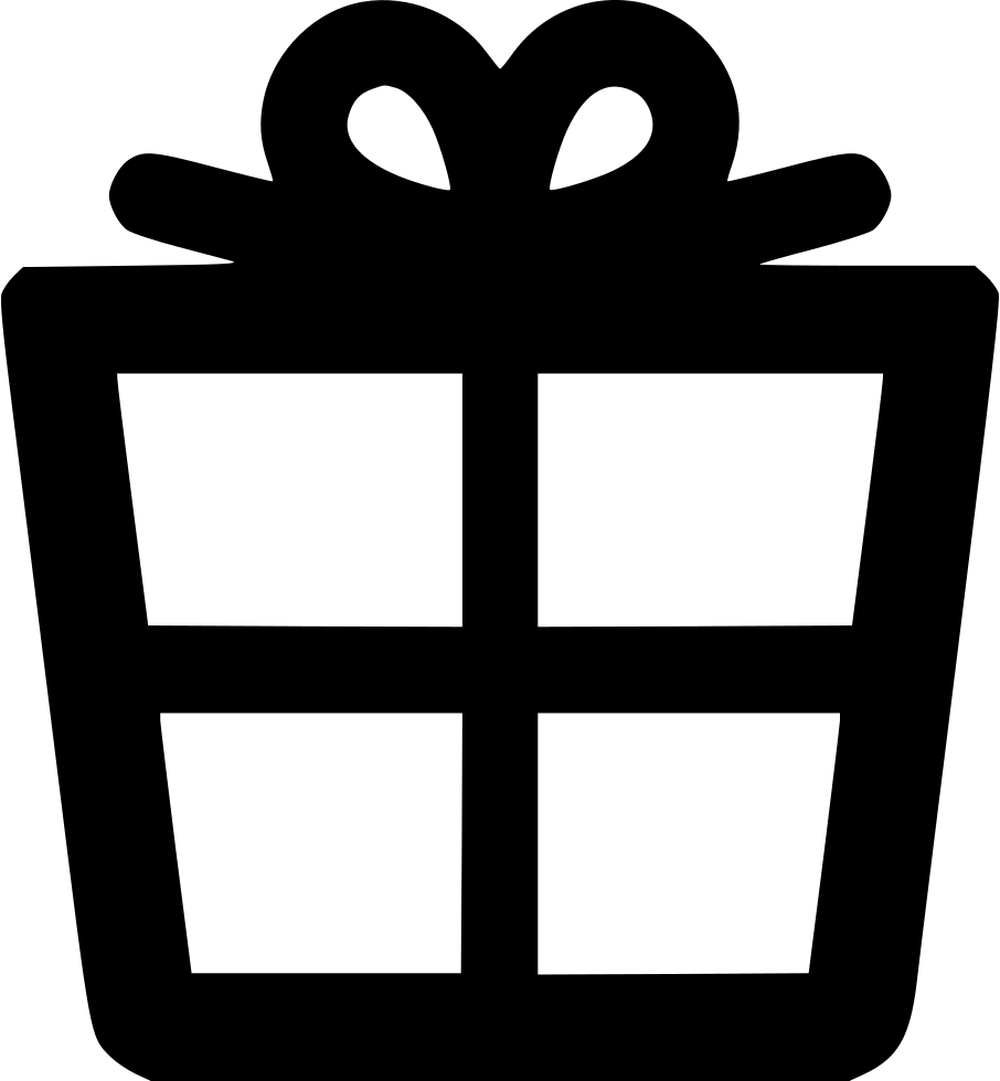 Gift Icon Simple Design PNG image