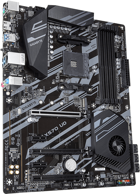 Gigabyte X570 U D Motherboard PNG image