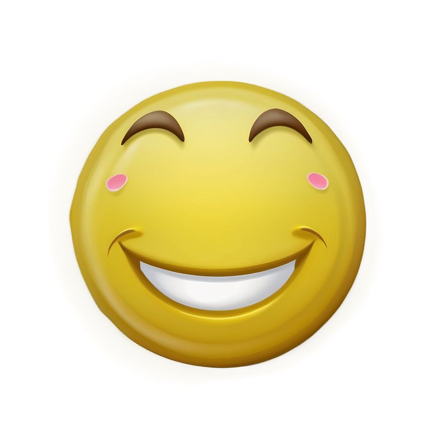 Giggling Smile Emoji Png 05242024 PNG image