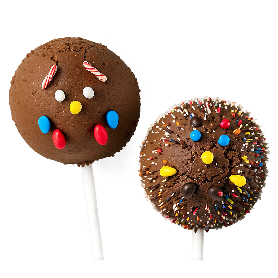 Gingerbread Cake Pop Png Wtp PNG image