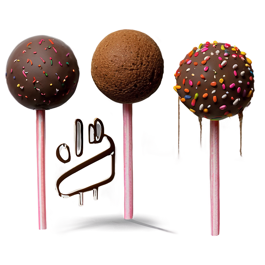 Gingerbread Cake Pops Png Ecx57 PNG image