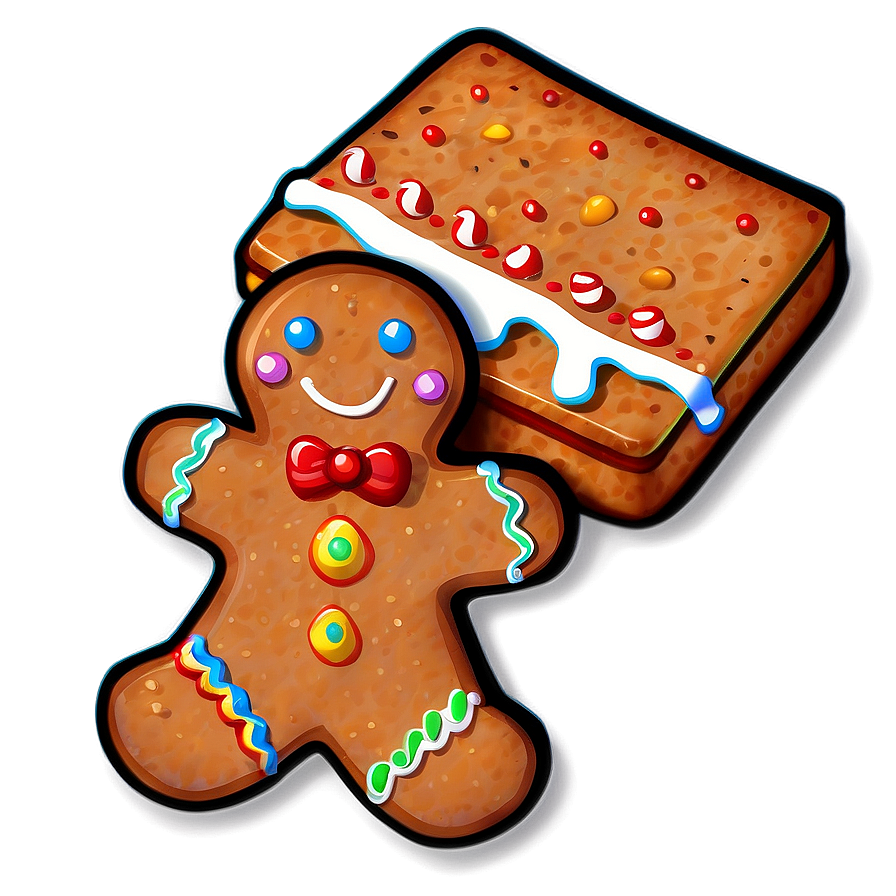 Gingerbread Clipart Png 05212024 PNG image