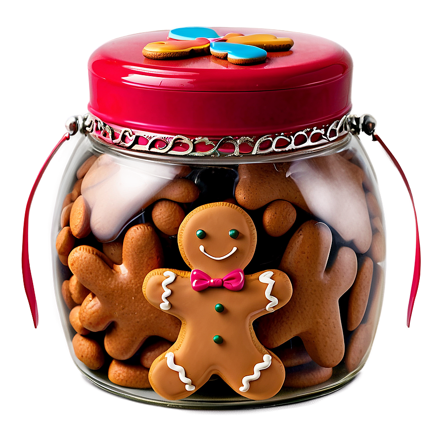 Gingerbread Cookie Jar Png 05212024 PNG image