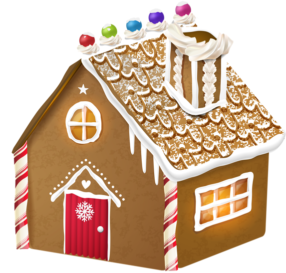 Gingerbread House Clipart PNG image