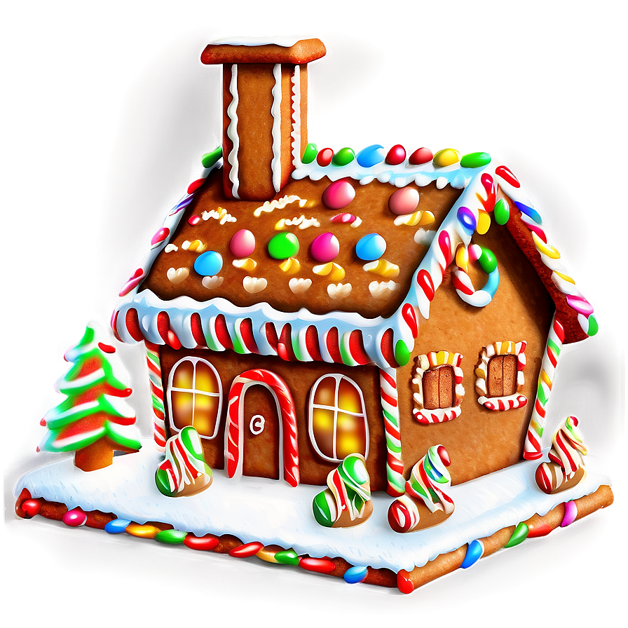 Gingerbread House Kit Png Cfs PNG image