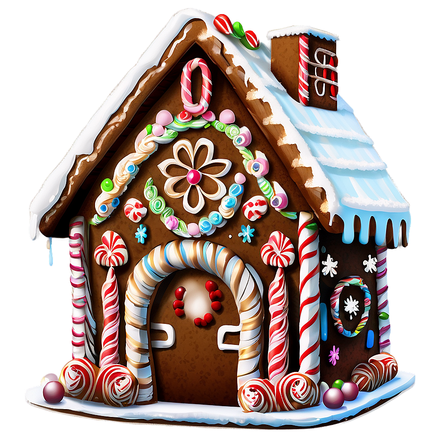 Gingerbread House Png 05212024 PNG image