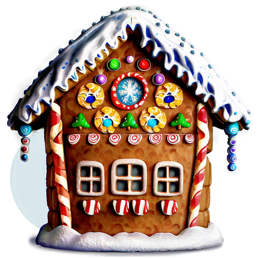 Gingerbread House Window Png Fbh77 PNG image