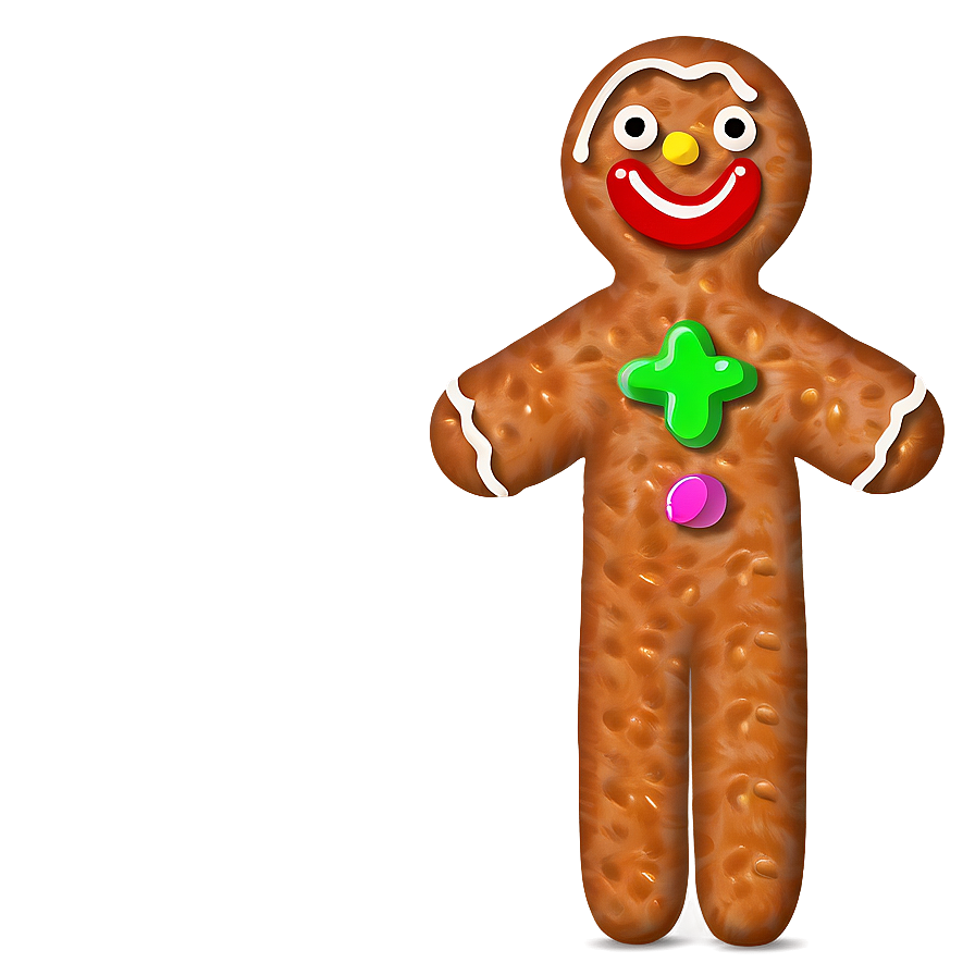Gingerbread Man Clipart Png Qjb PNG image