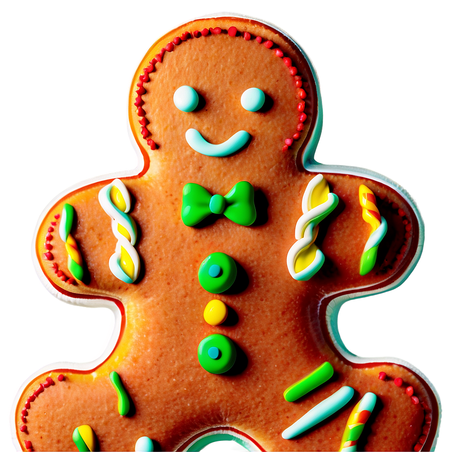 Gingerbread Man Icing Png Bbc PNG image