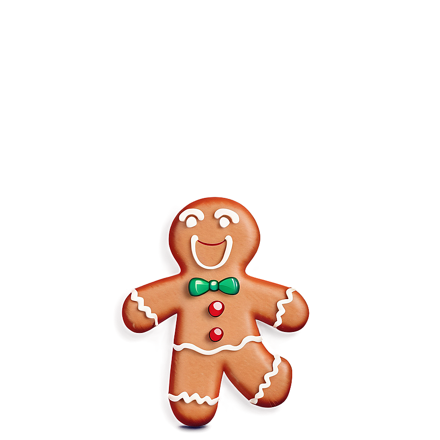 Gingerbread Man Running Png 05212024 PNG image