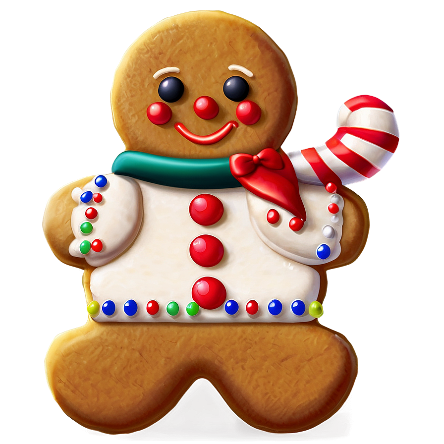 Gingerbread Man Smiling Png Rgm18 PNG image