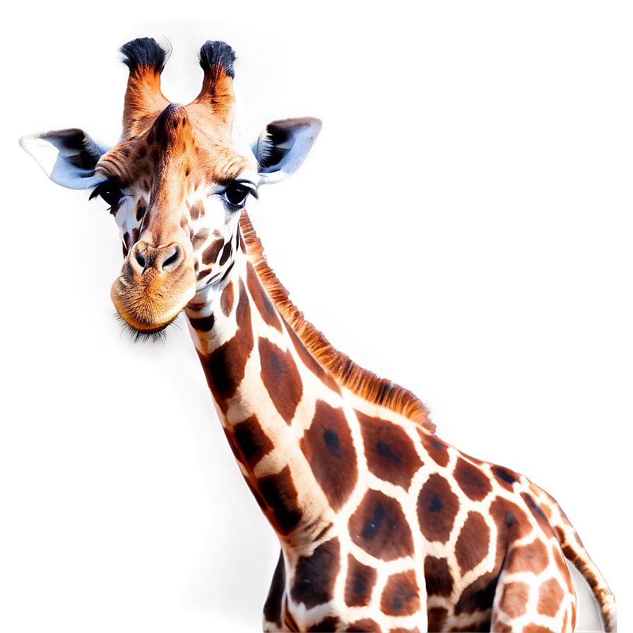 Giraffe At Golden Hour Png Xea84 PNG image