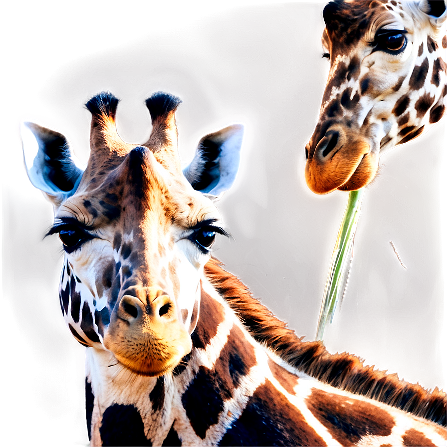 Giraffe In Savannah Png 05062024 PNG image