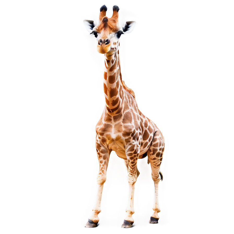 Giraffe In Savannah Png 5 PNG image