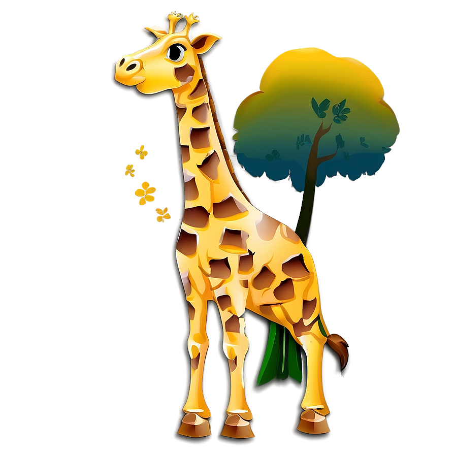 Giraffe Shadow Art Png 50 PNG image