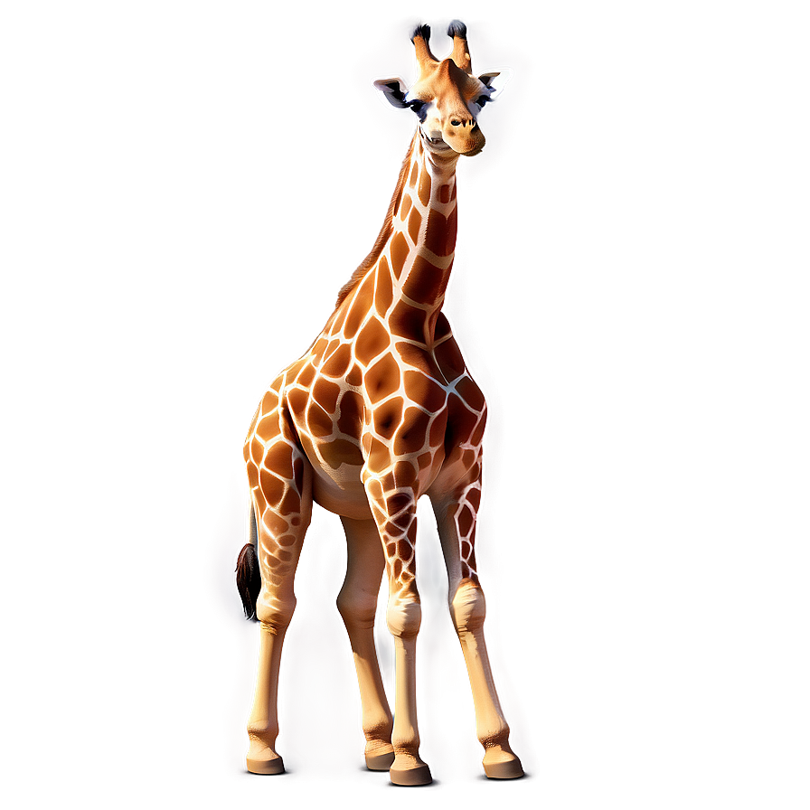 Giraffe Sunset Scene Png 47 PNG image