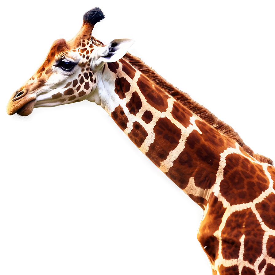 Giraffe Sunset Scene Png Hgj56 PNG image