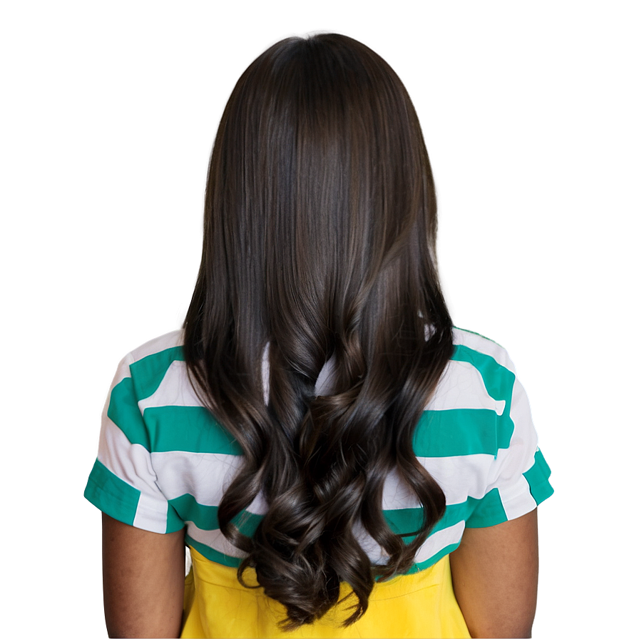 Girl Hair Back View Png Byp54 PNG image