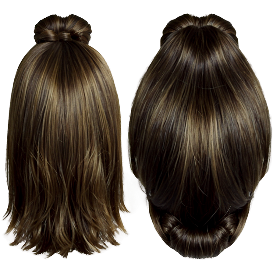 Girl Hair Bun Png 06132024 PNG image