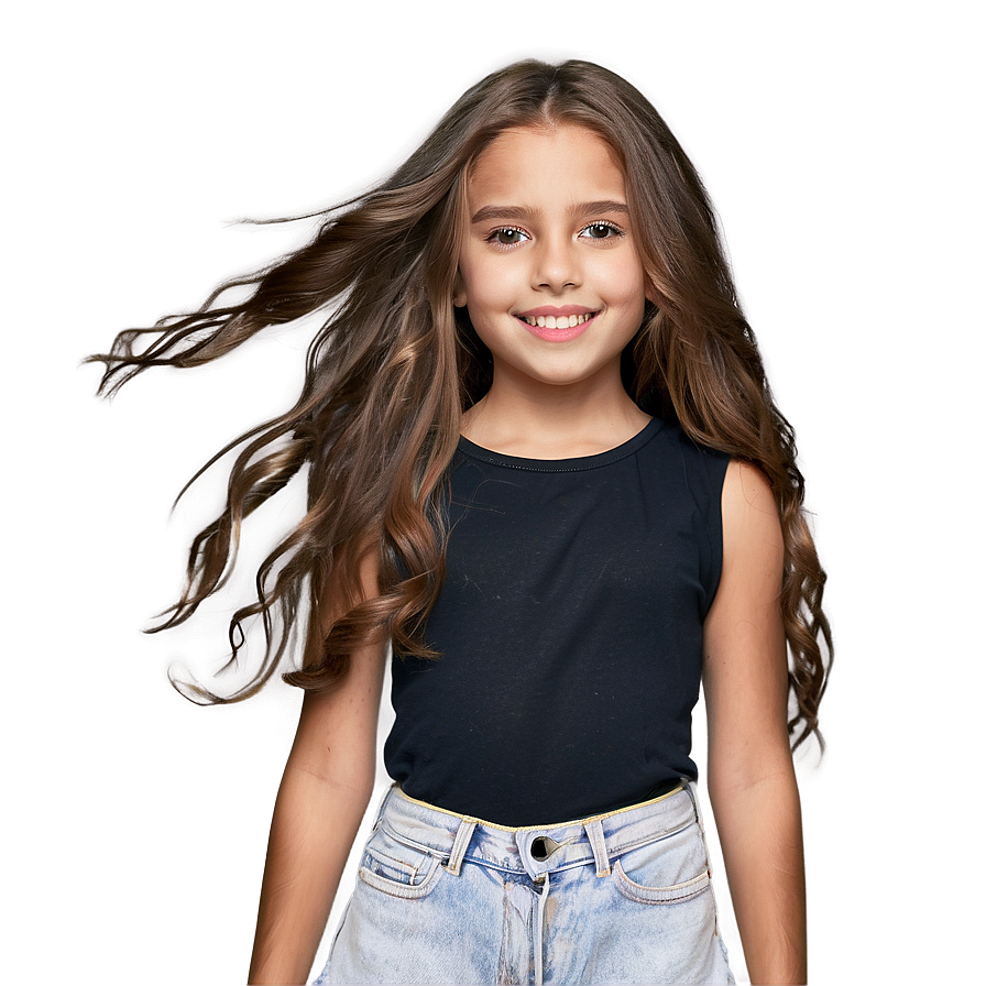 Girl Hair Casual Png 06132024 PNG image