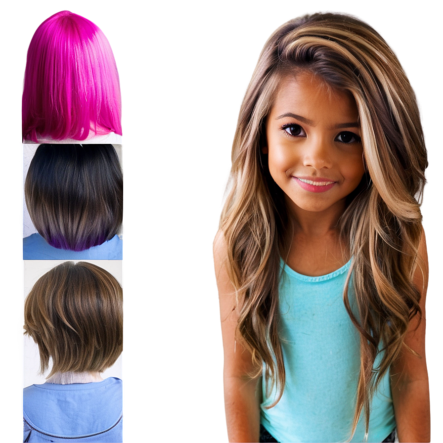 Girl Hair Highlights Png Atw PNG image