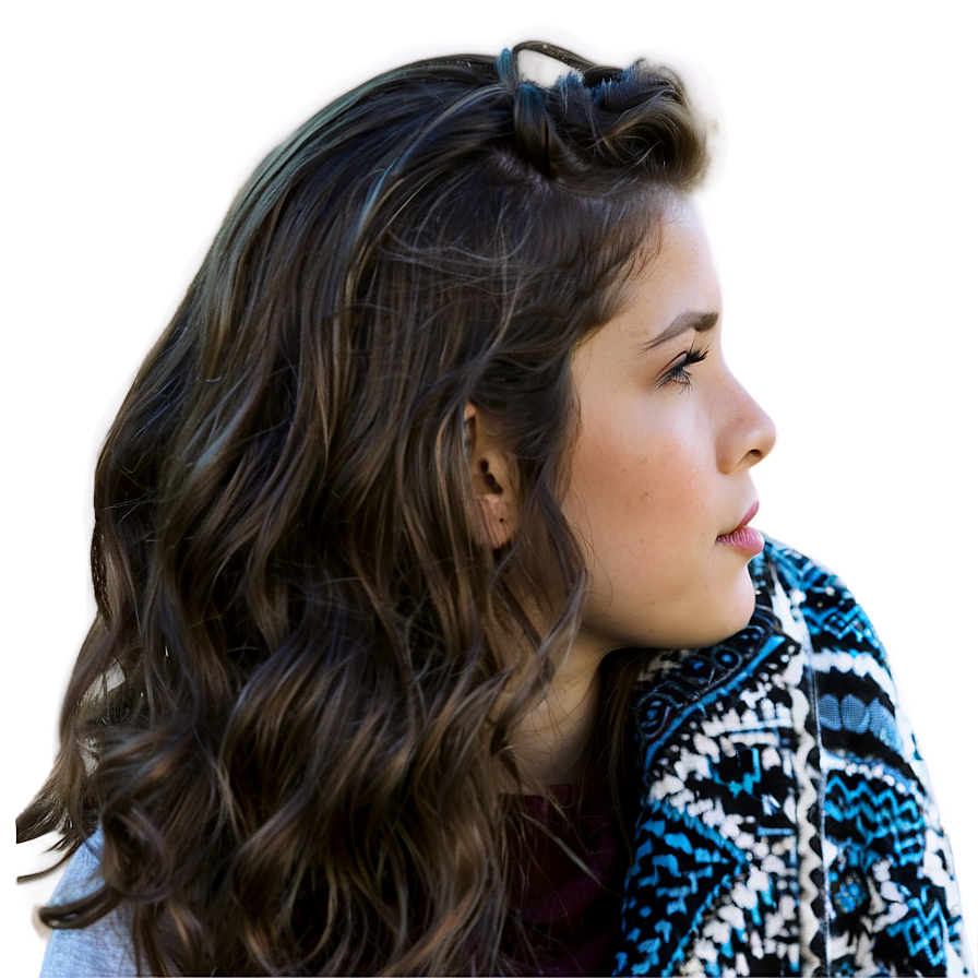 Girl Hair Profile Png Xbv87 PNG image