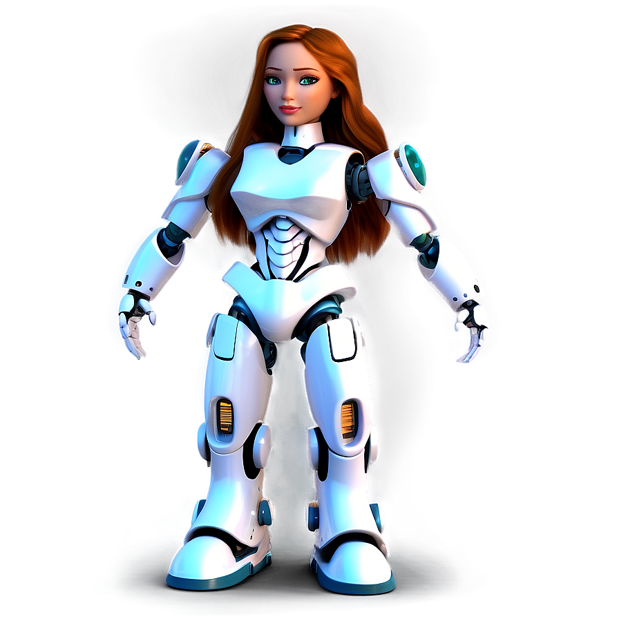 Girl Robot Clipart Png 06262024 PNG image