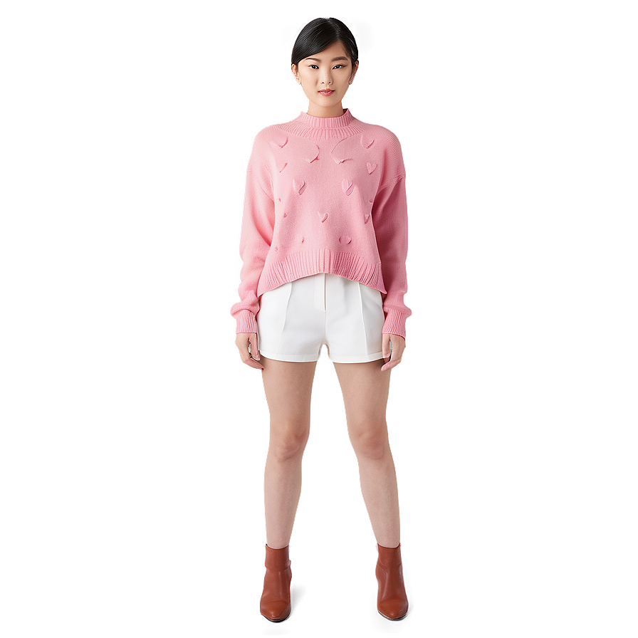 Girly Pink Sweater Png 14 PNG image