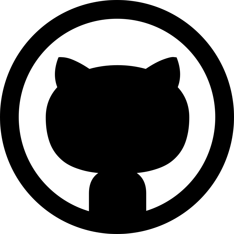 Git Hub Logo Silhouette PNG image