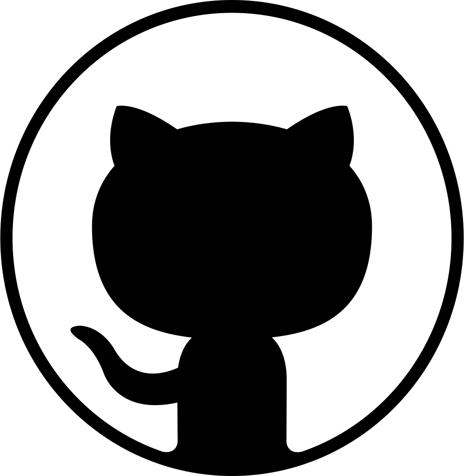 Git Hub Logo Silhouette PNG image