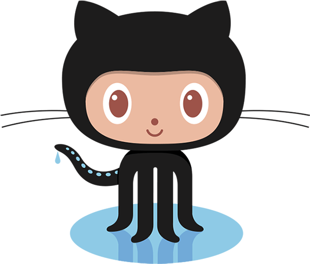 Git Hub Octocat Cartoon PNG image