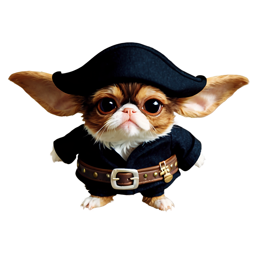 Gizmo In A Pirate Costume Png 80 PNG image