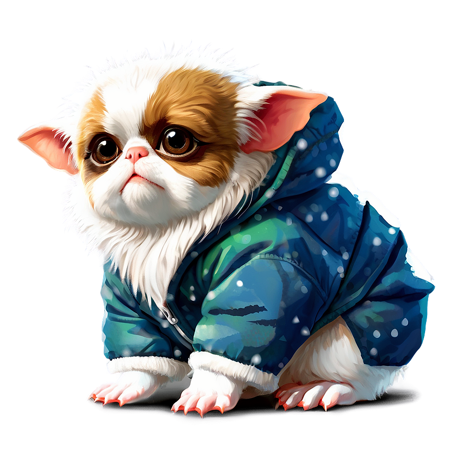 Gizmo In Winter Clothes Png 71 PNG image