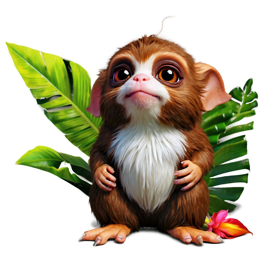 Gizmo On A Tropical Island Png 06242024 PNG image