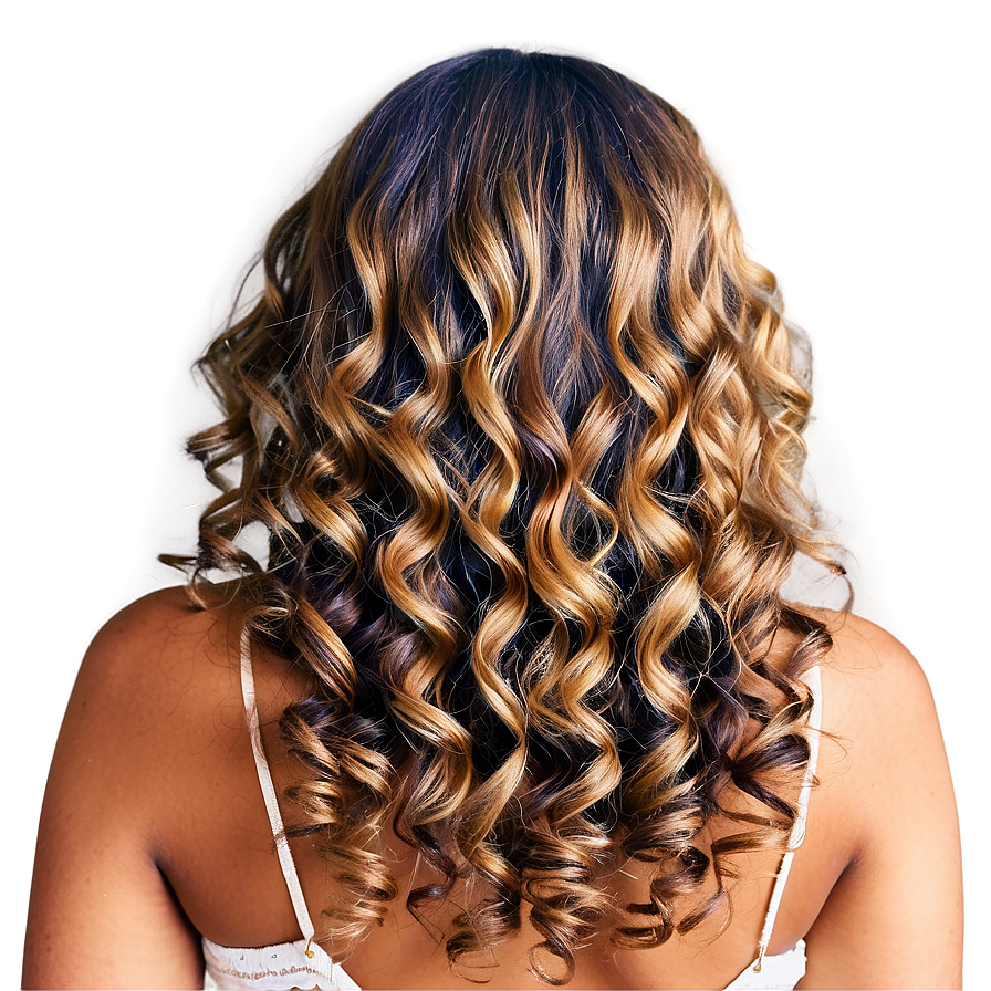 Glamorous Perm Hair For Special Events Png Wpe PNG image