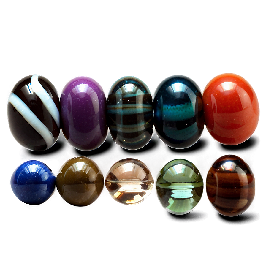 Glass Bead Assortment Png 06262024 PNG image