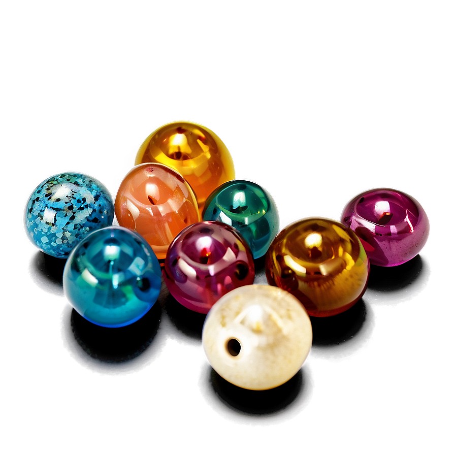 Glass Bead Assortment Png Ehv PNG image