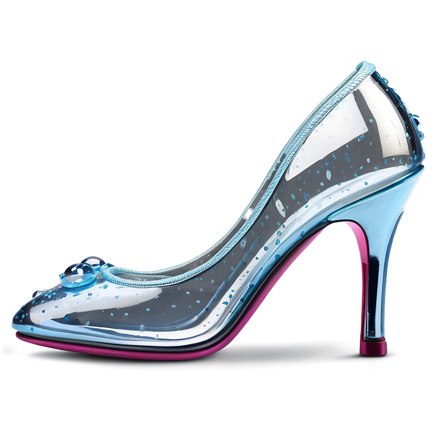 Glass Cinderella Heel Png 06292024 PNG image