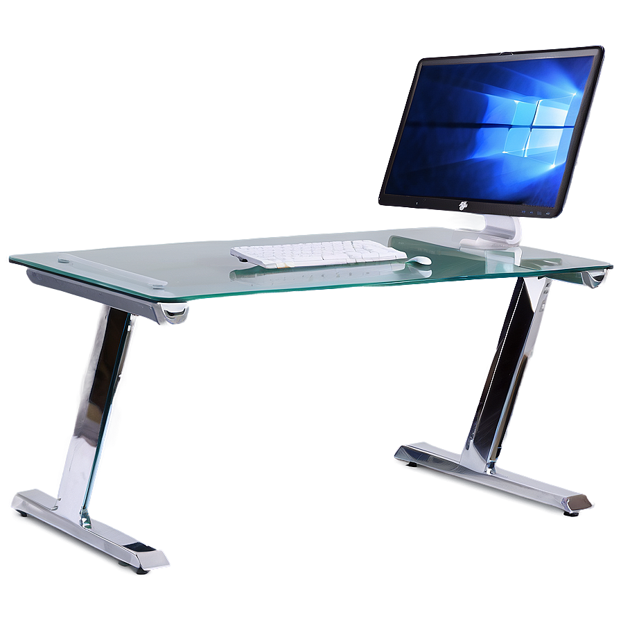 Glass Computer Desk Png Avg98 PNG image