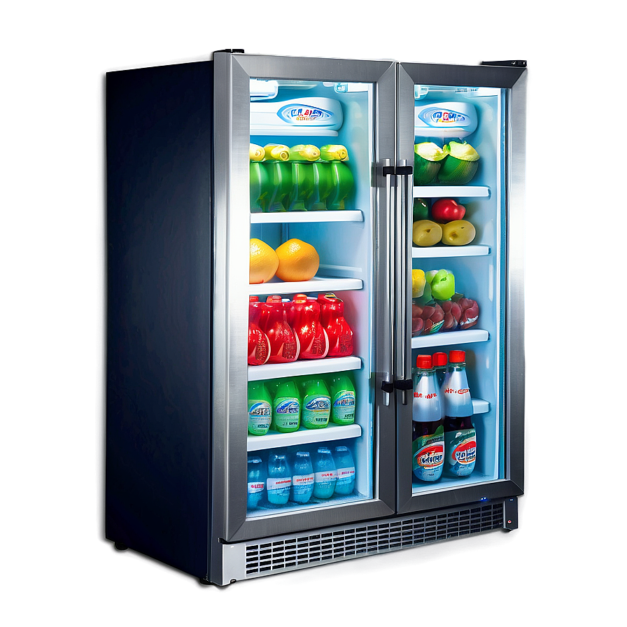 Glass Door Refrigerator Png 41 PNG image