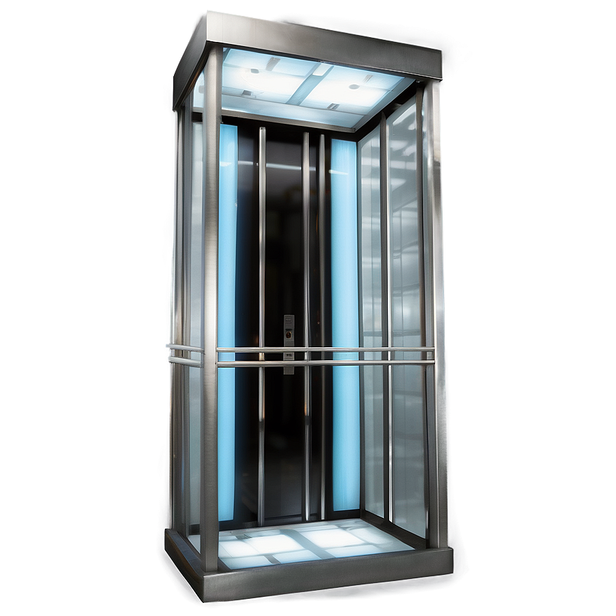 Glass Elevator Shaft Png 06272024 PNG image