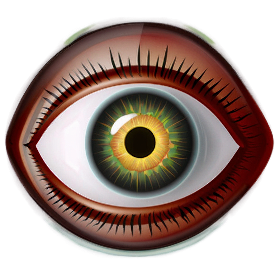 Glass Eye Illustration Png 06272024 PNG image