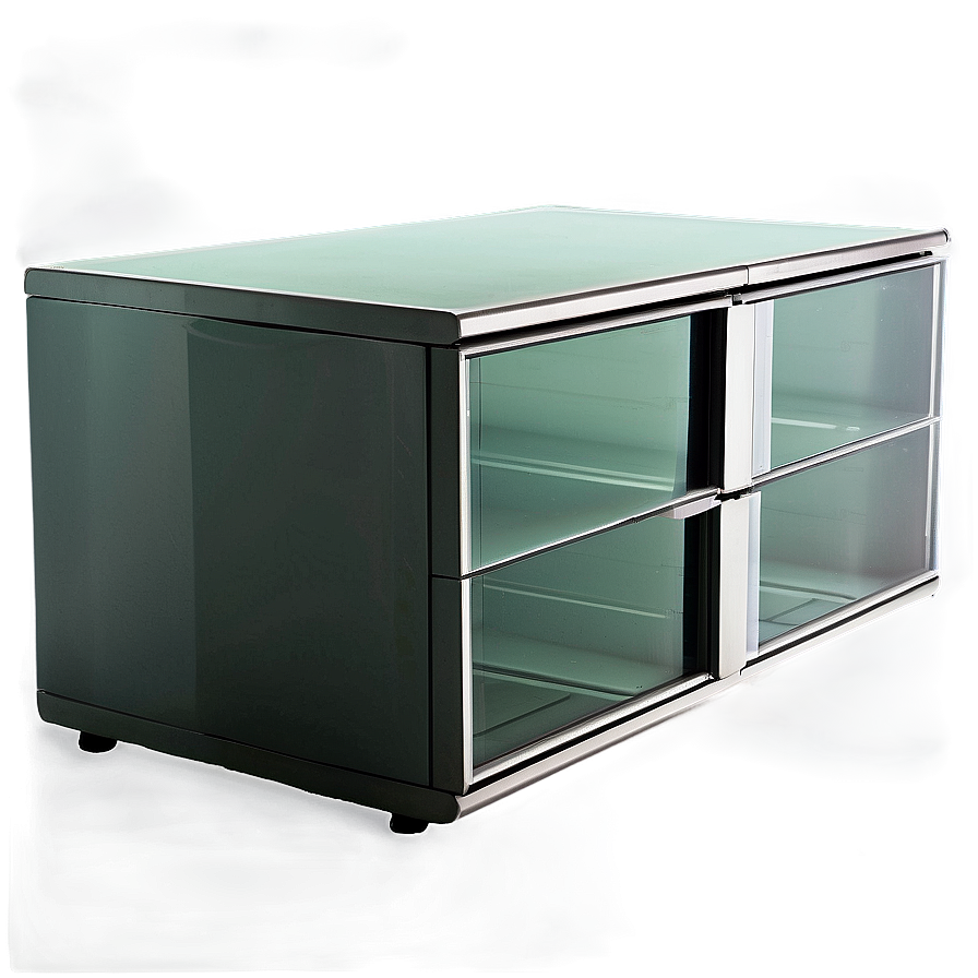 Glass Filing Cabinet Png 06272024 PNG image