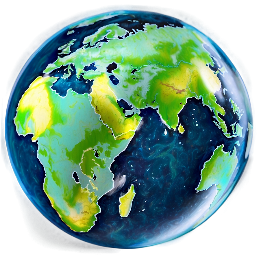 Glass Globe World Map Png Vbr41 PNG image